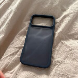 17 Max Pro Navy Blue Phone iPhone Case